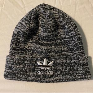 Adidas heather grey beanie